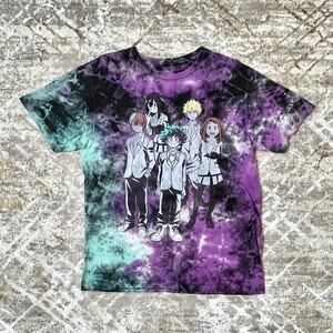 My Hero Academia Tie-Dye Graphic T-Shirt (Size M) Funimation Licensed Anime Tee